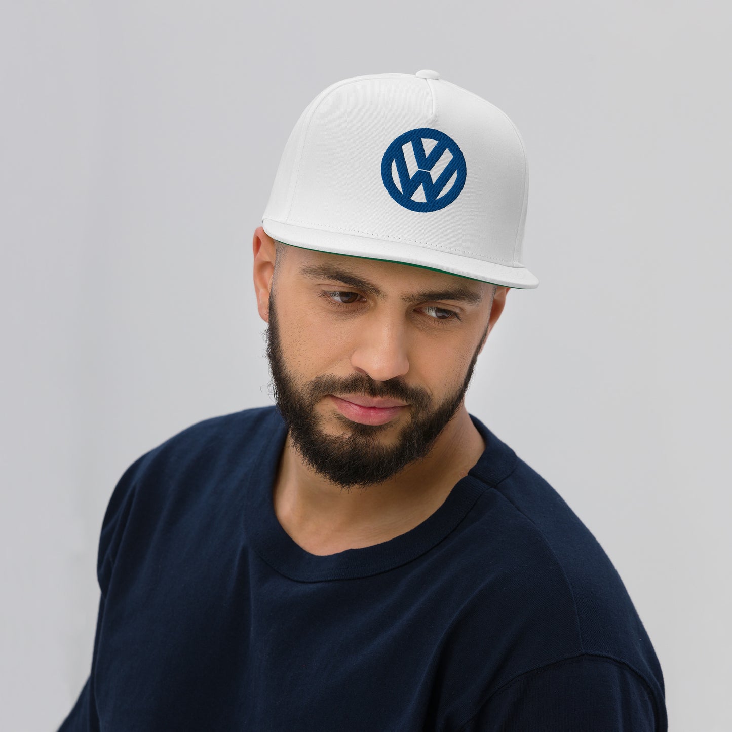 VW Logo Flat Bill Cap