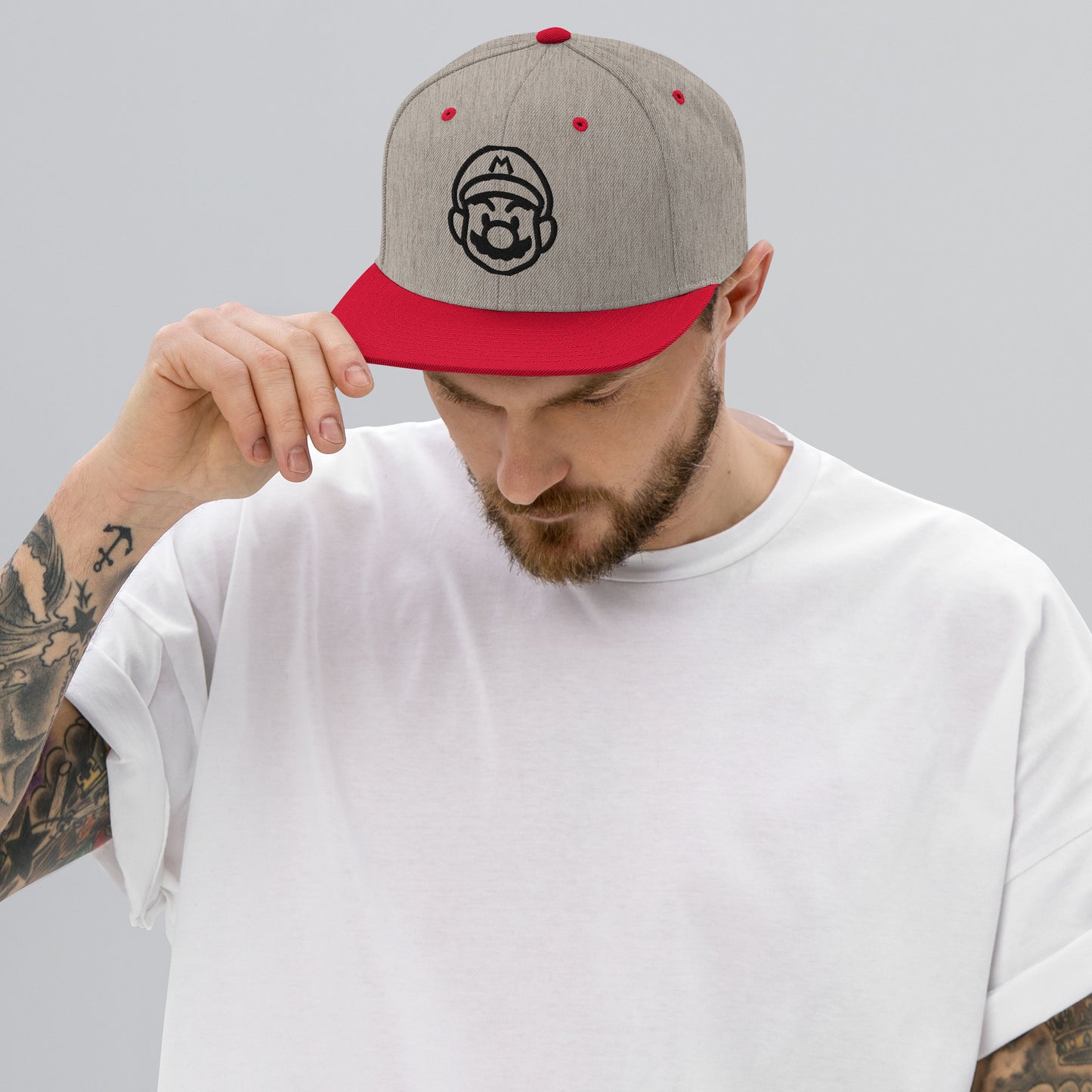 Cartoon: Mario Snapback Hat
