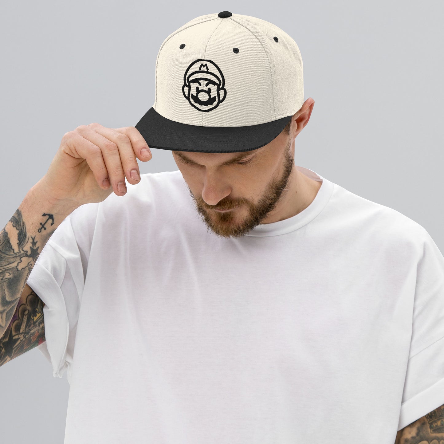 Cartoon: Mario Snapback Hat