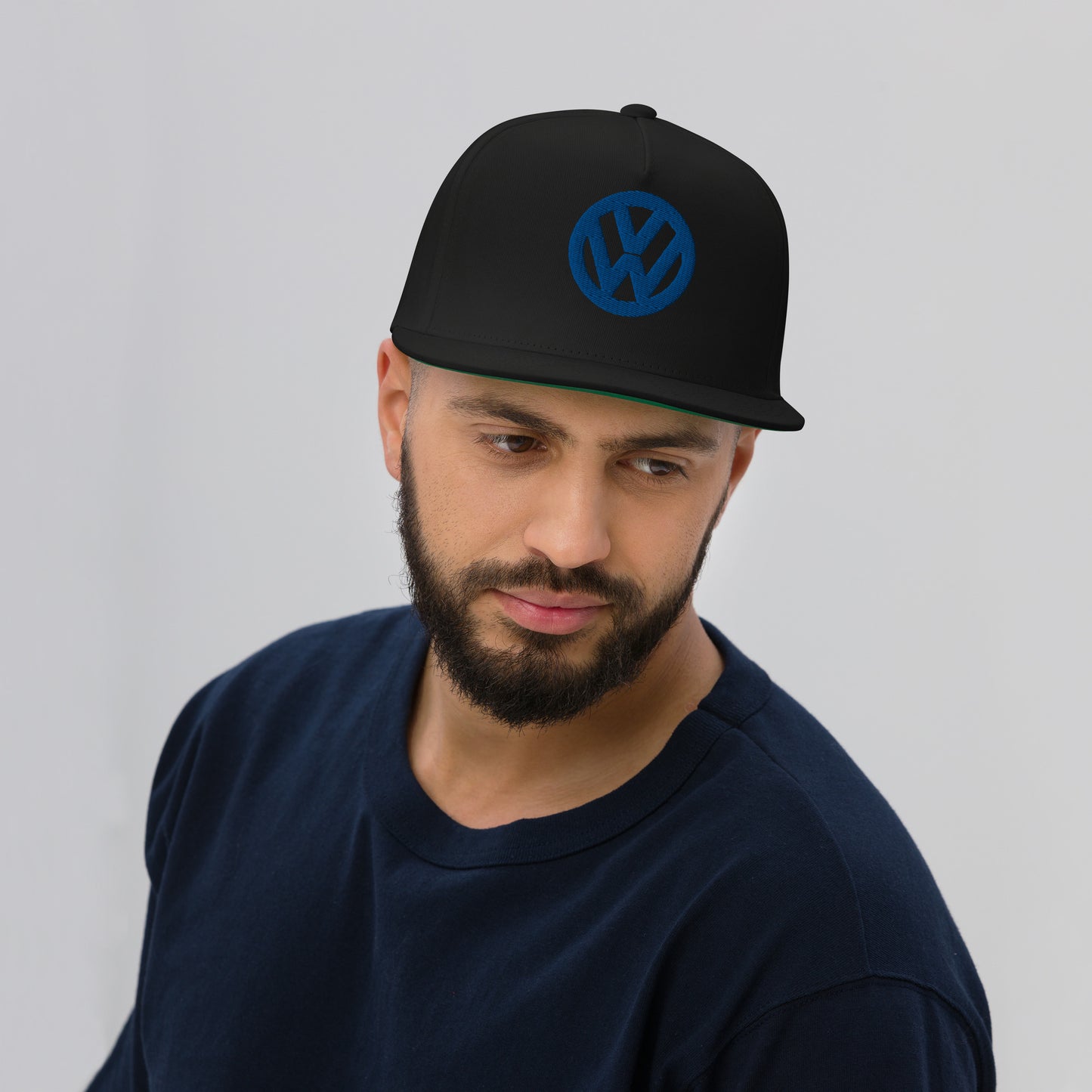 VW Logo Flat Bill Cap