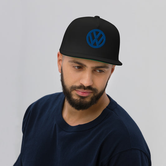 VW Logo Flat Bill Cap