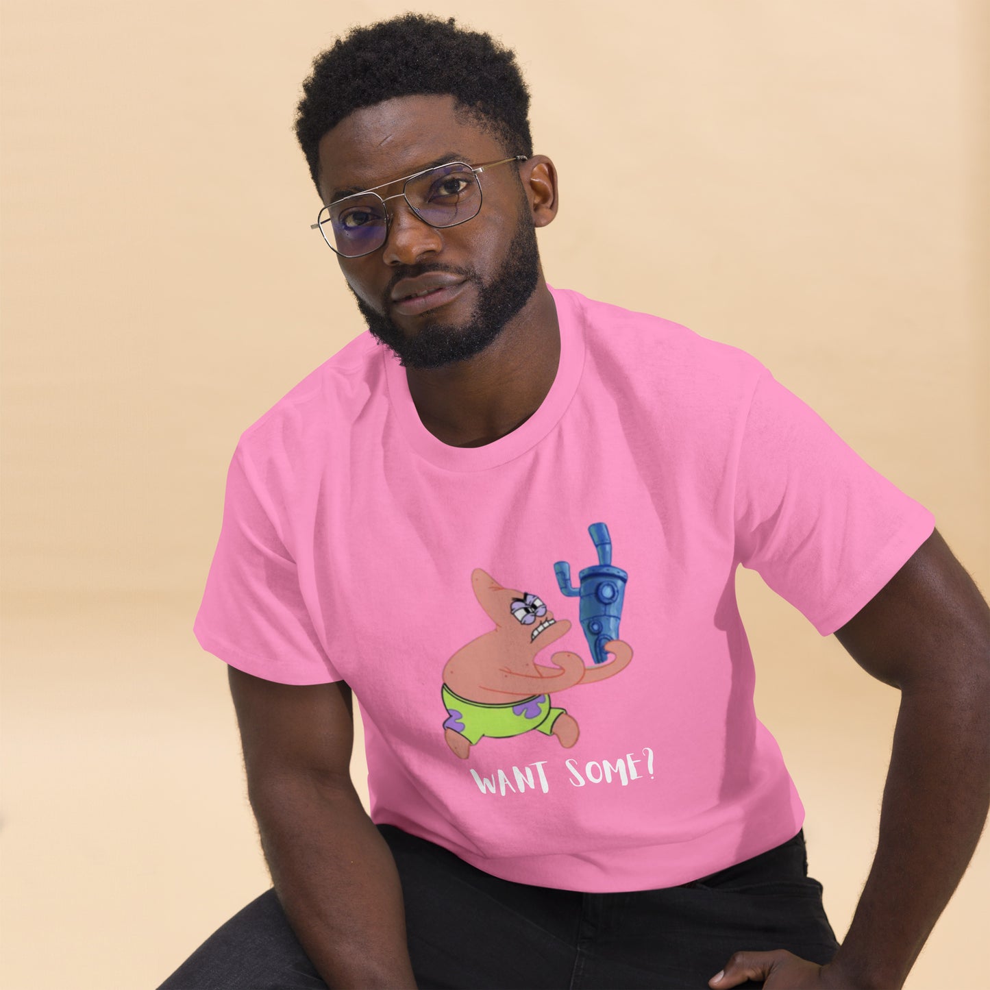 Cartoon: Angry Patrick Men's classic tee