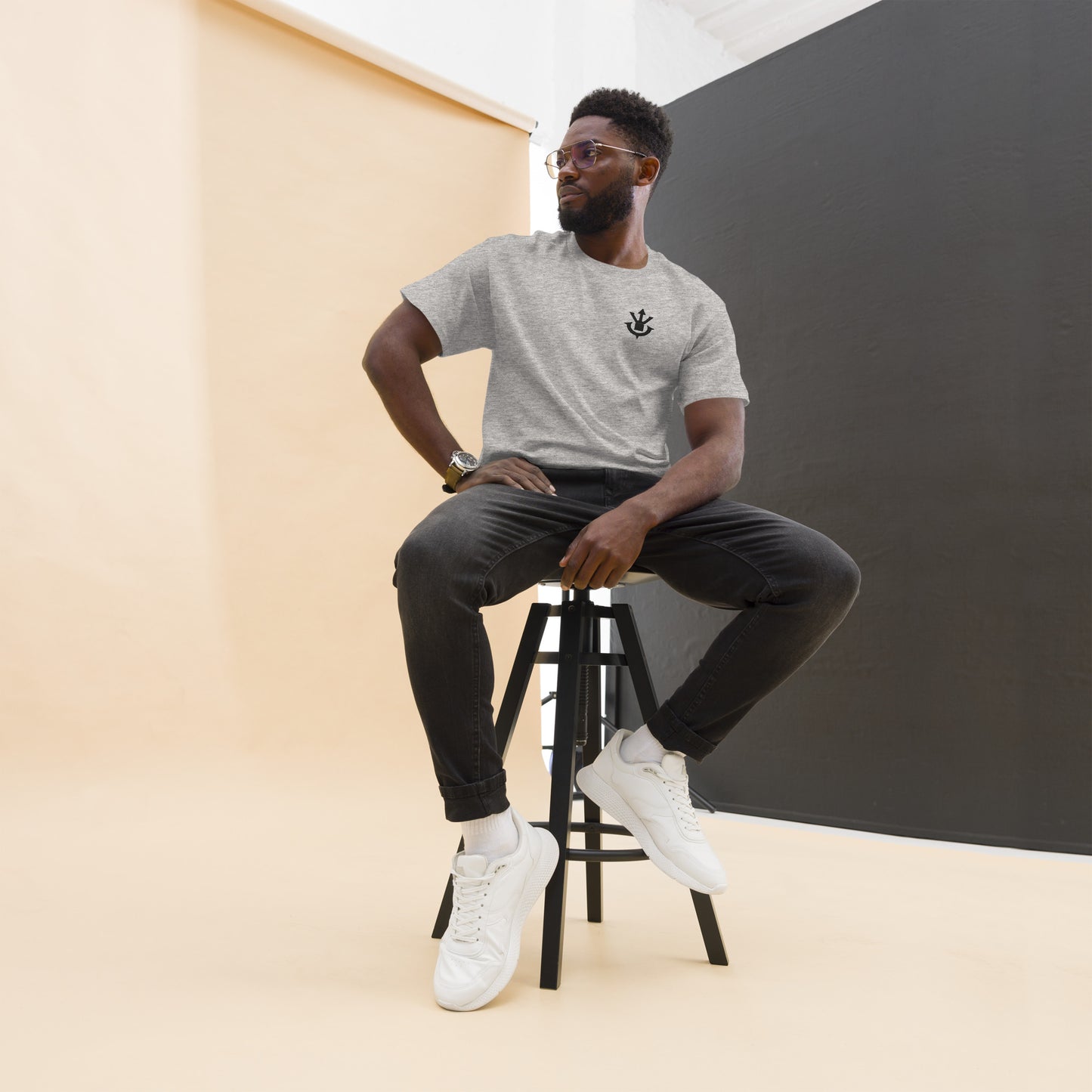 Anime: Saiyan Logo Men's classic tee