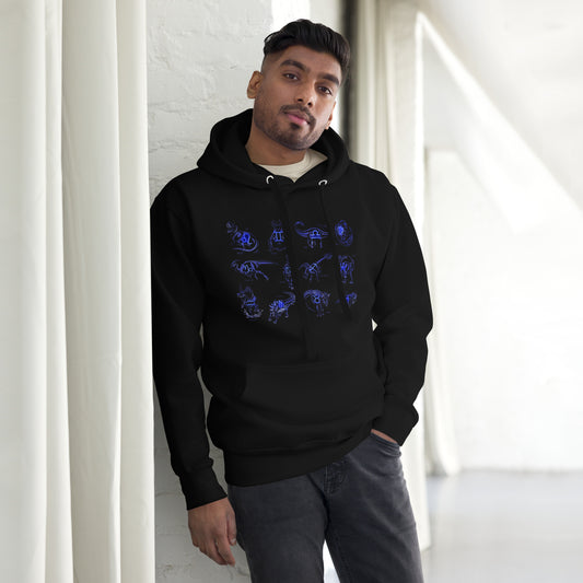 Zodiac: Dinosaur Unisex Hoodie