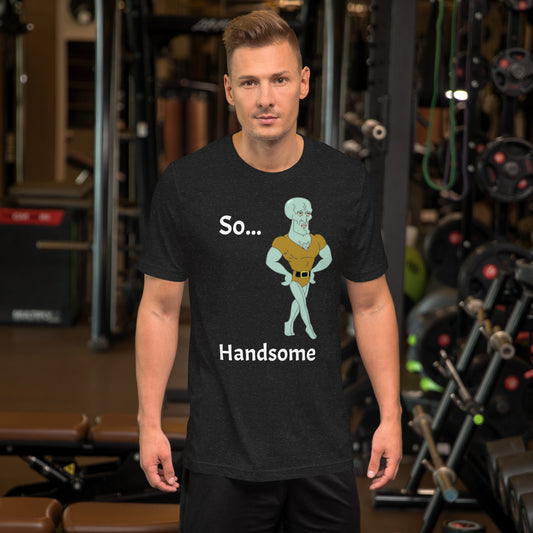 Cartoon: Handsome Squidward Unisex t-shirt